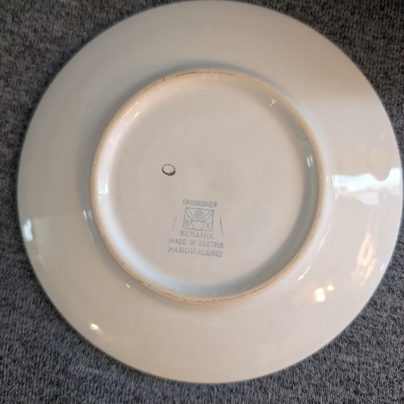 Gmundner Keramik Scattered Flowers/Streublumen Cup & Saucer, VG - Picture 5 of 6